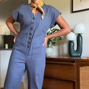 Madewell utility jumpsuit